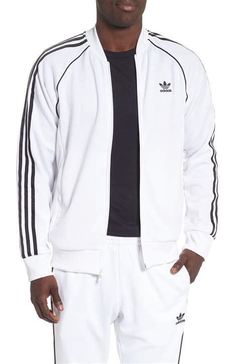 adidas originals jacke weiß|adidas originals track jackets.